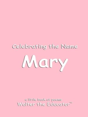 cover image of Celebrating the Name Mary